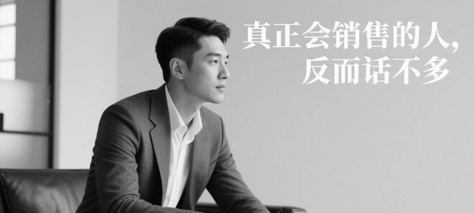 真正会销售的人，反而话不多