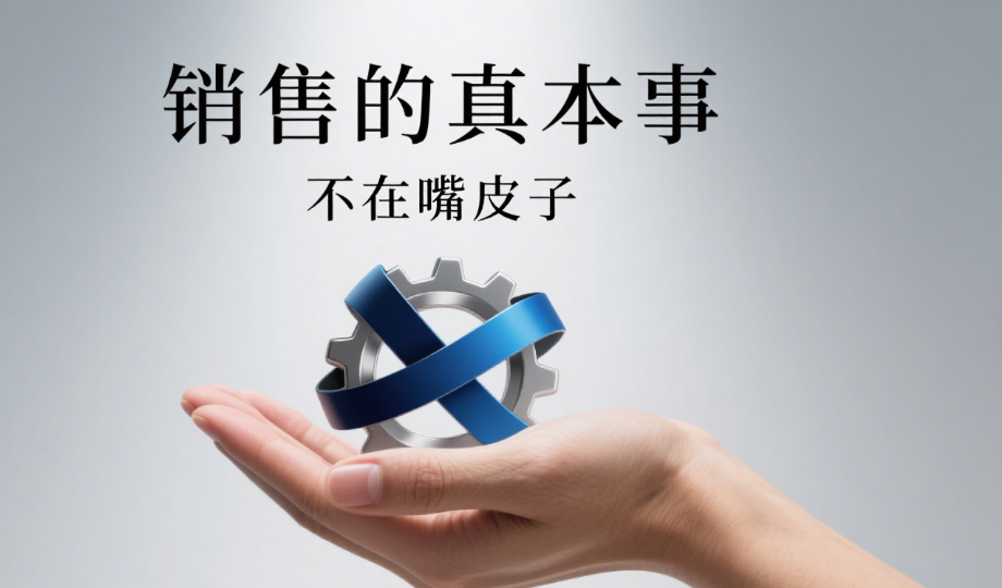 销售的真本事不在嘴皮子
