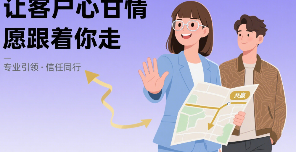 让客户心甘情愿跟着你走
