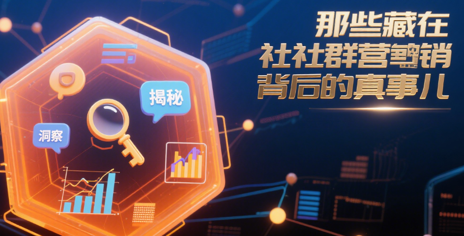 那些藏在社群营销背后的真事儿