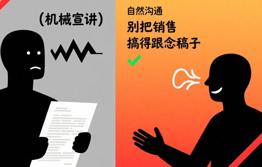 别把销售搞得跟念稿子