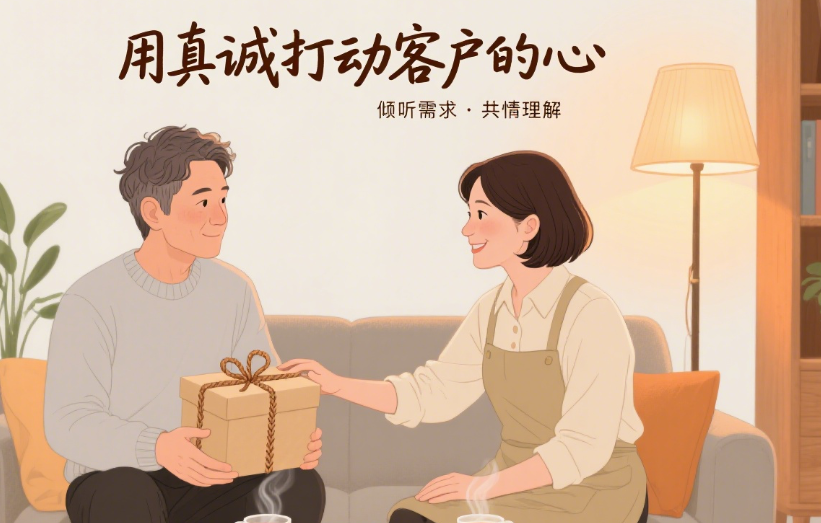 ​如何用真诚打动客户的心