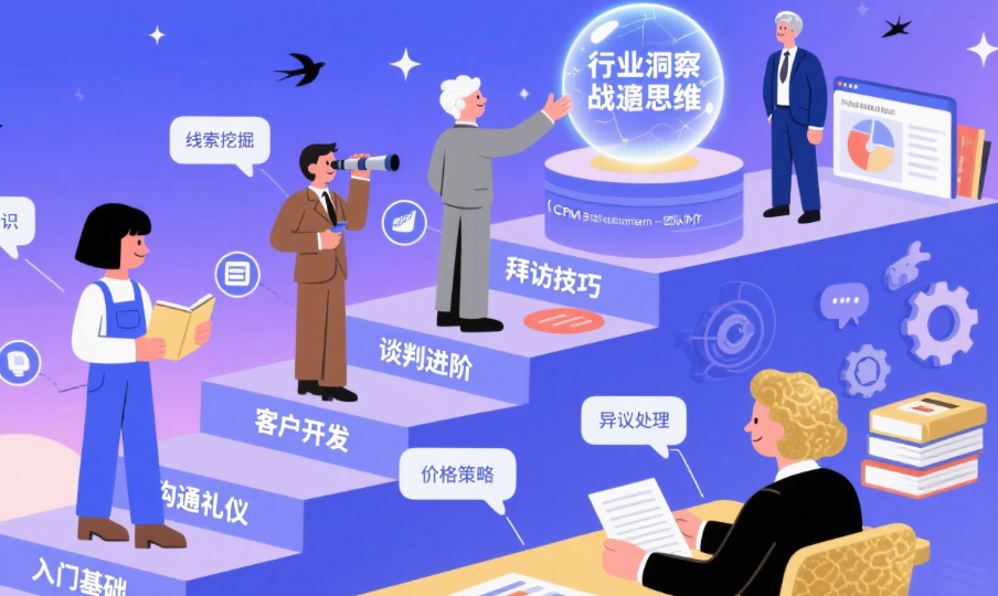销售从入门到精通的必备学习内容