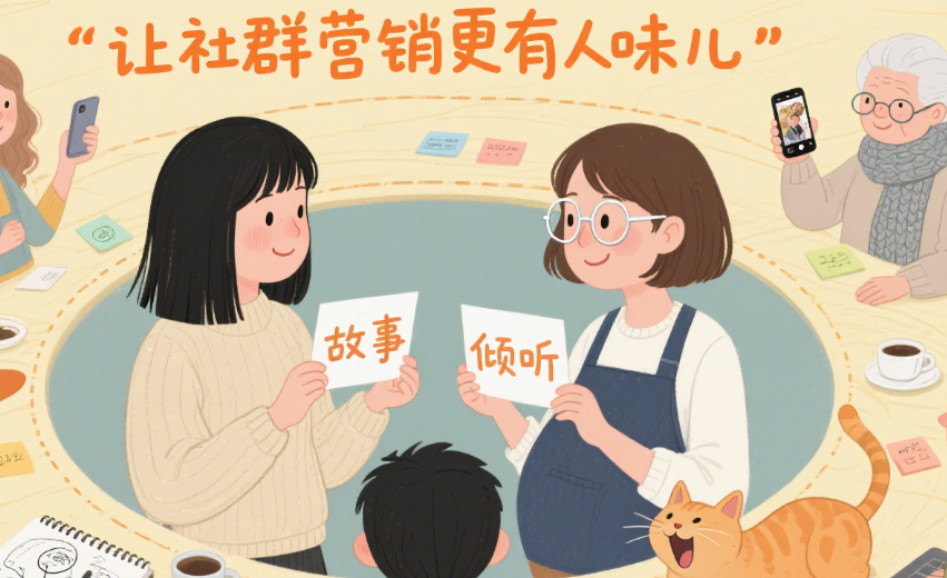 怎么让社群营销更有人味儿