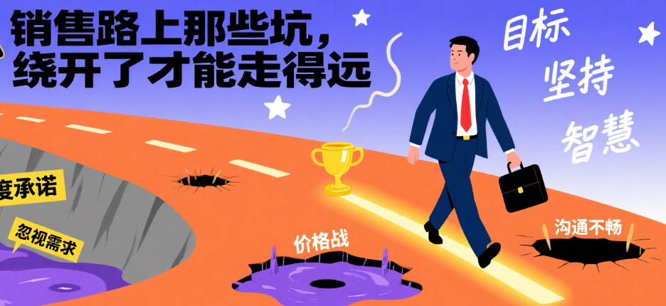 ​销售路上那些坑，绕开了才能走得远