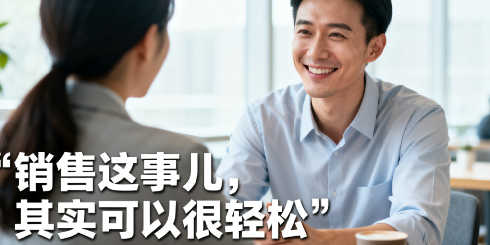销售这事儿，其实可以很轻松