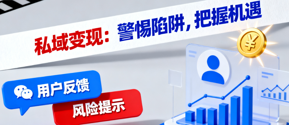 做私域变现时，这些地方需要特别留心