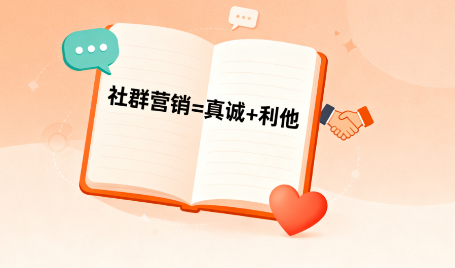 社群营销没啥高深的理论